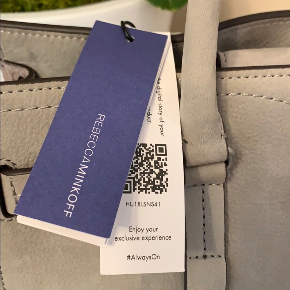 Rebecca Minkoff Suede Sherry Satchel Purse - Picture 2 of 5